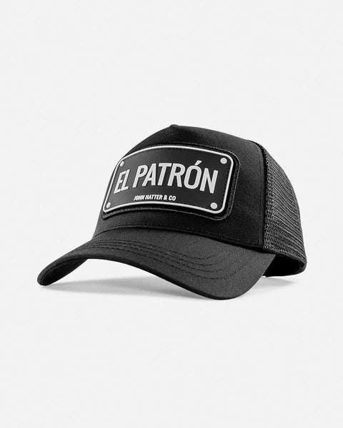 JONH HATTER EL PATRÓN BLACK ON BLACK RUBBER