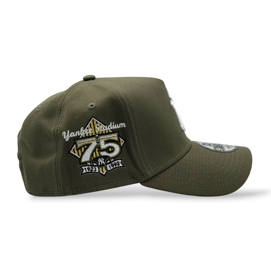 9FORTY A FRAME NY YANKEES OLIVE GREEN 75TH