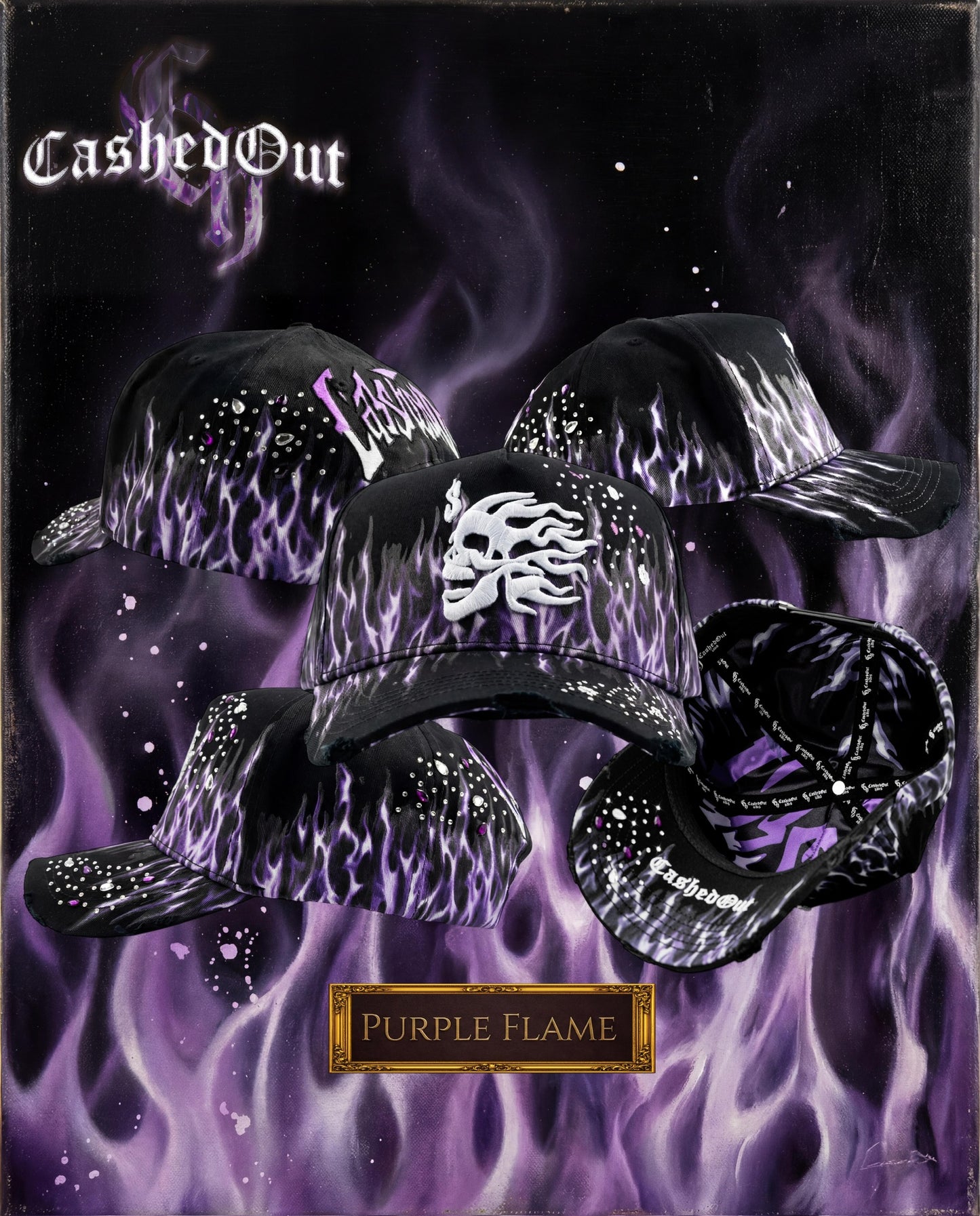 BELICA CASHED OUT PUEPLE FLAMES