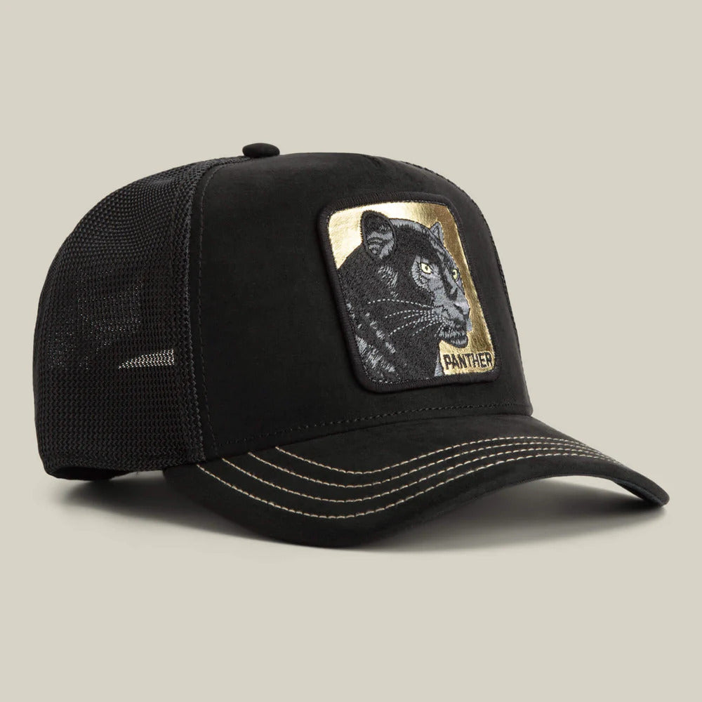 GOORIN BROS PANTHER BLACK GOLD GAMUZADA