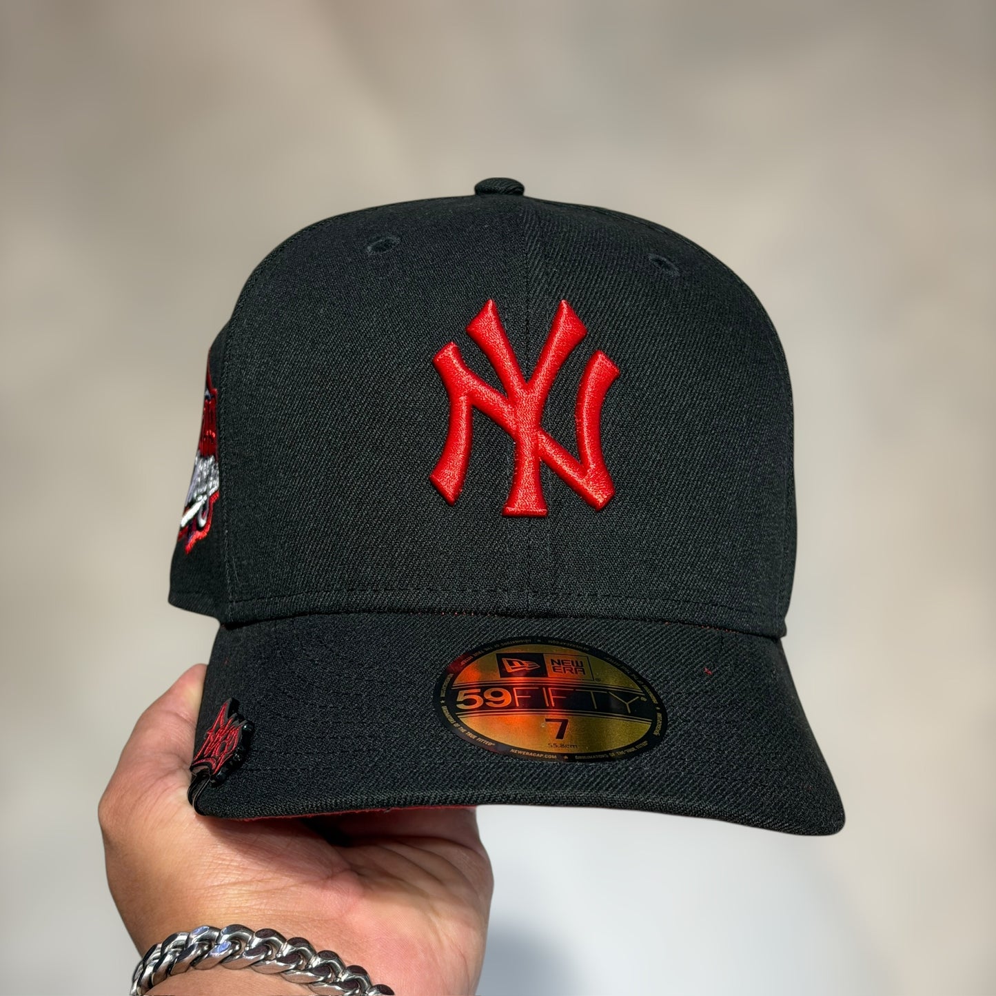 59FIFTY NY YANKEES BLACK/RED WS 1999