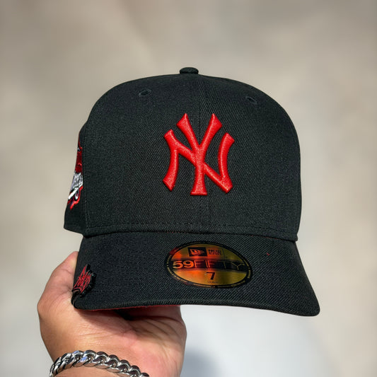 59FIFTY NY YANKEES BLACK/RED WS 1999