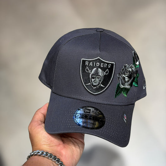 9FORTY A FRAME LOS RAIDERS GRAY PATCH