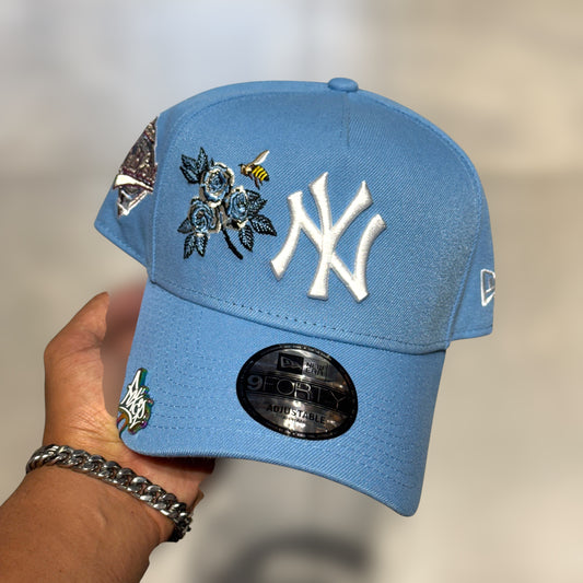 9FORTY A-FRAME NY YANKEES SKYBLUE BEE