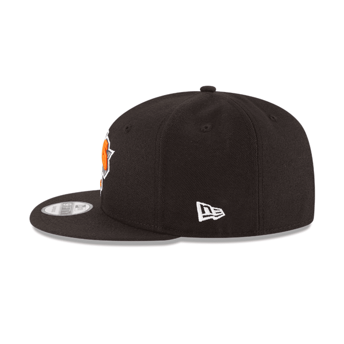 9FIFTY KNICKS BLACK ORANGE LOGO SNAPBACK