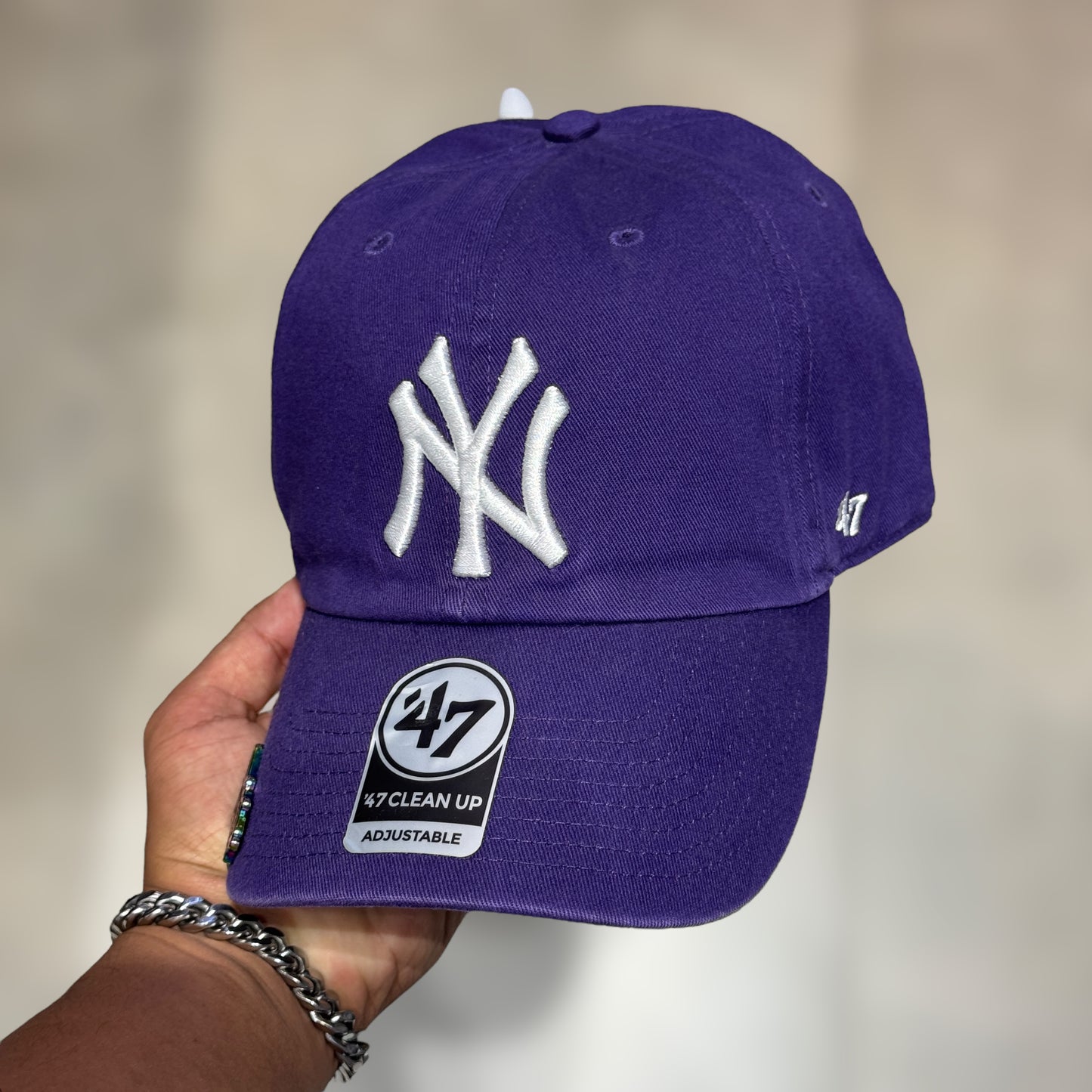 47BRAND NY YANKEES PURPLE CLEAN UP