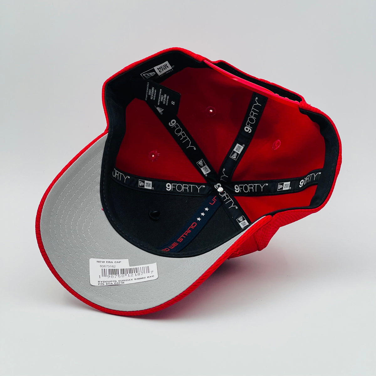 9FORTY CROWN USA RED + PIN METÁLICO
