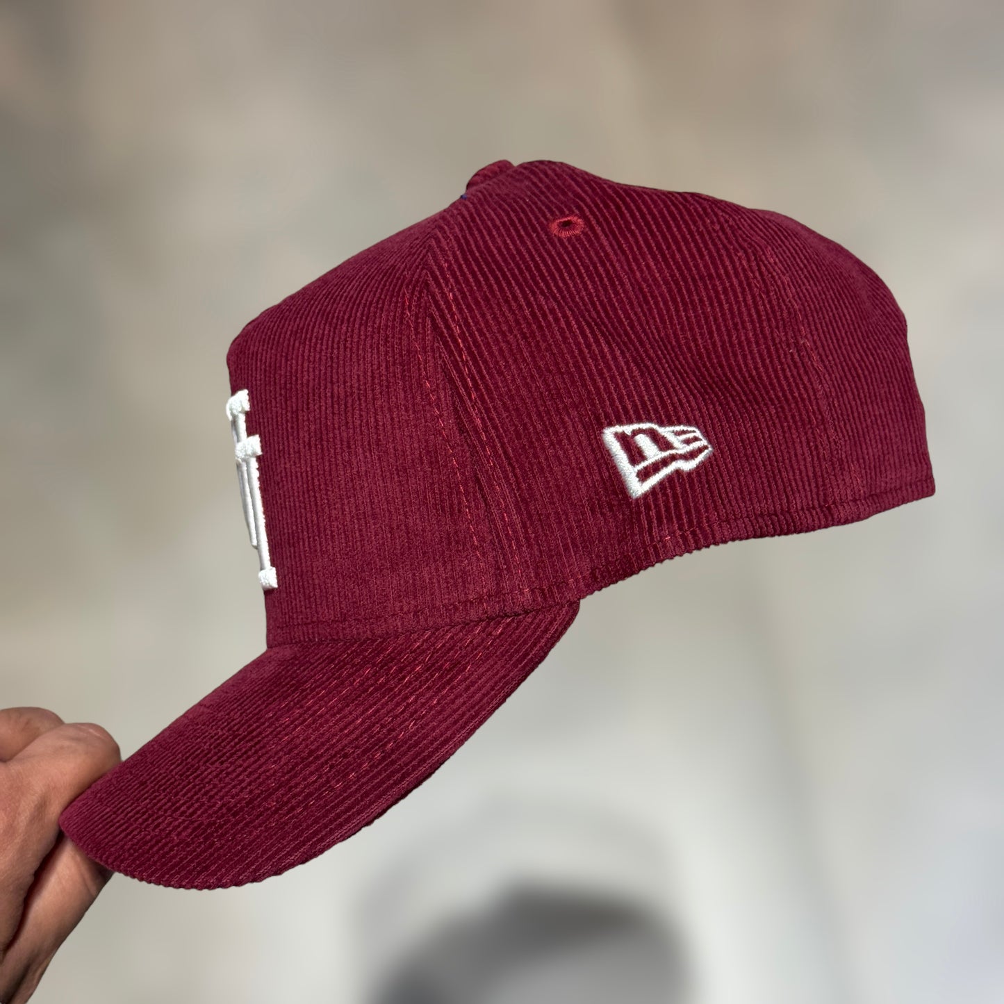 9FIFTY DODGERS MARRON PANA UPSIDE DOWN LOGO
