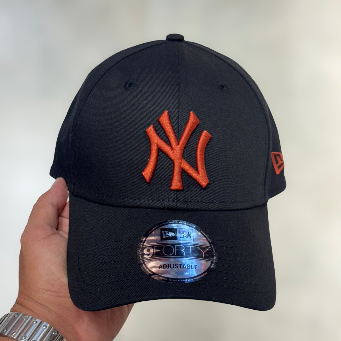 9FORTY NY YANKEES BLACK ORANGE LOGO