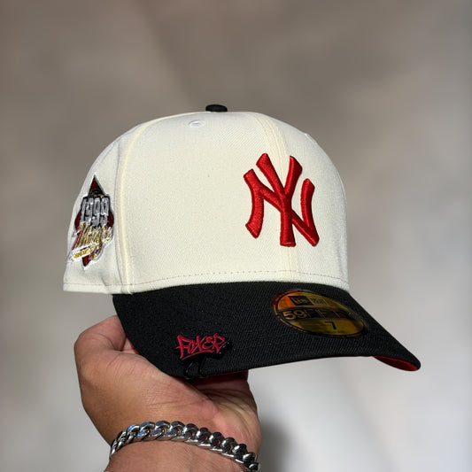 59FIFTY NY YANKEES BEIGE BLACK WS 1999