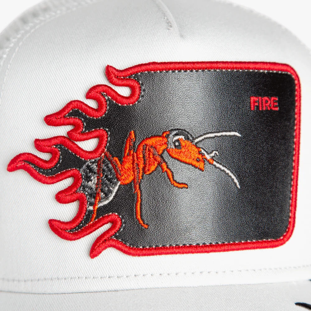GOORIN BEOS FIRE GRAY FLAMES