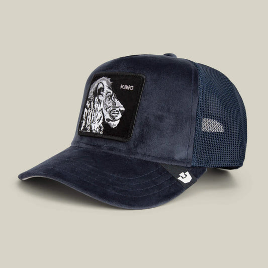 GOORIN BROS KING NAVY TERCIOPELO