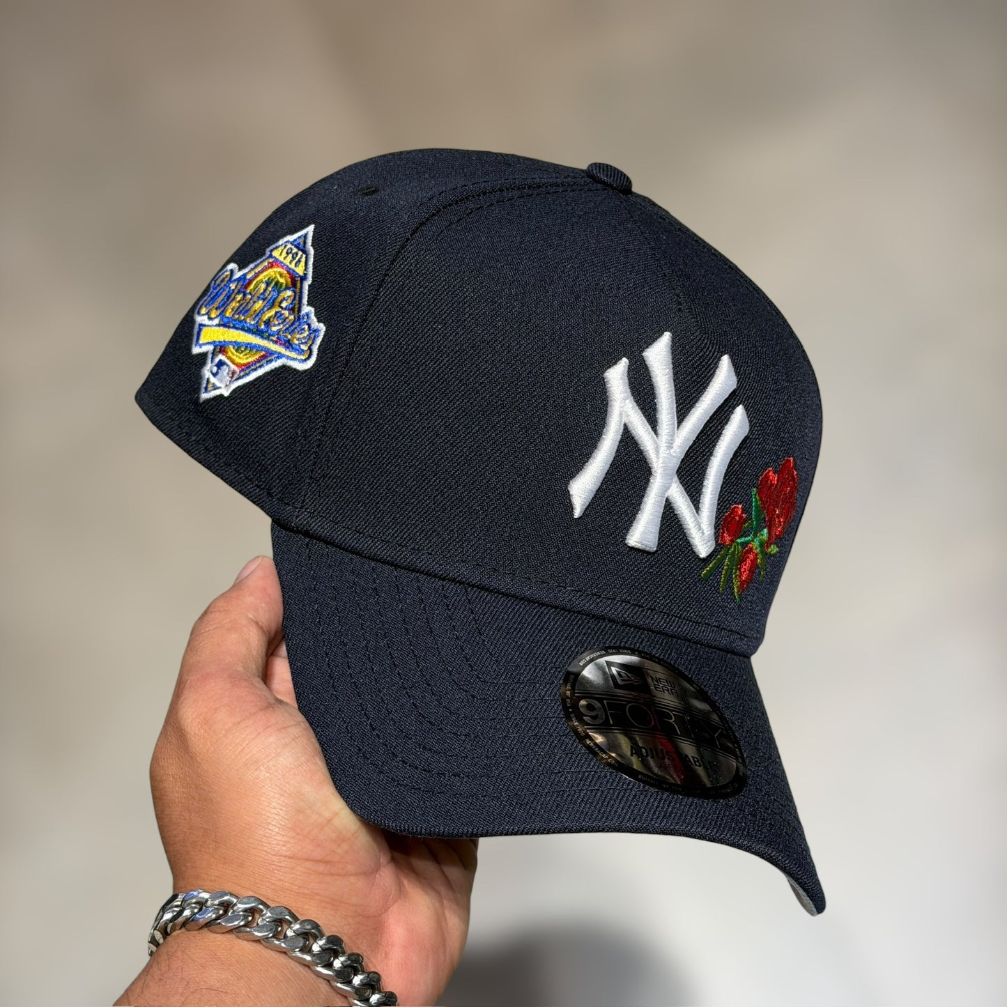 9FORTY A FRAME NY YANKEES NAVY ROSE PARCH