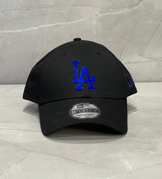 9FORTY LOS ANGELES DODGERS BLACK BLUE LOGO