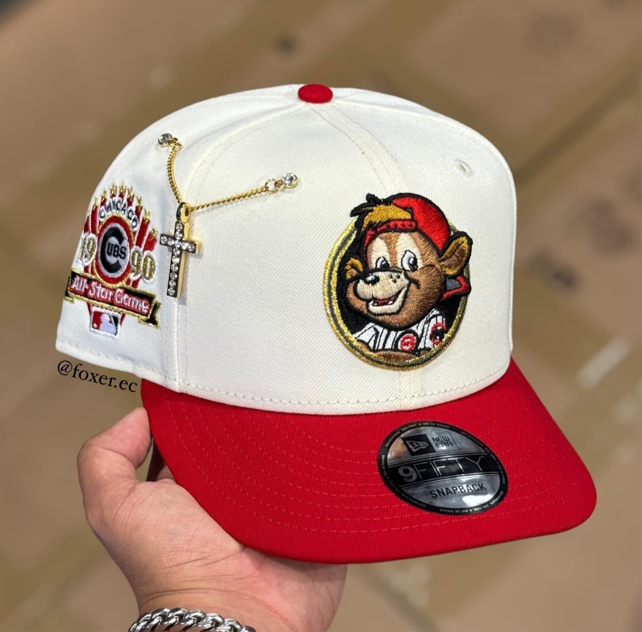 9FIFTY CHICAGO CUBS BEIGE/RED