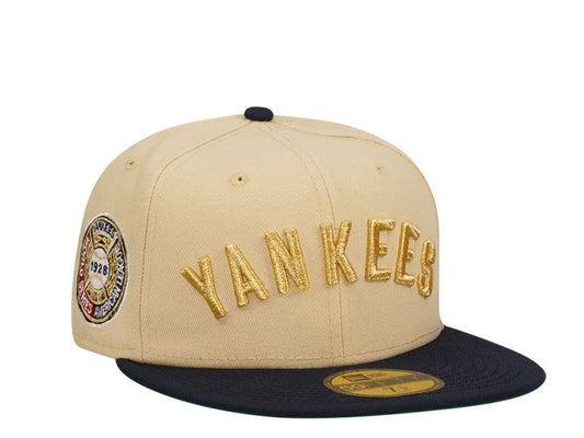 59FIFTY NY YANKEES BEIGE/NAVY EXCLUSIVA