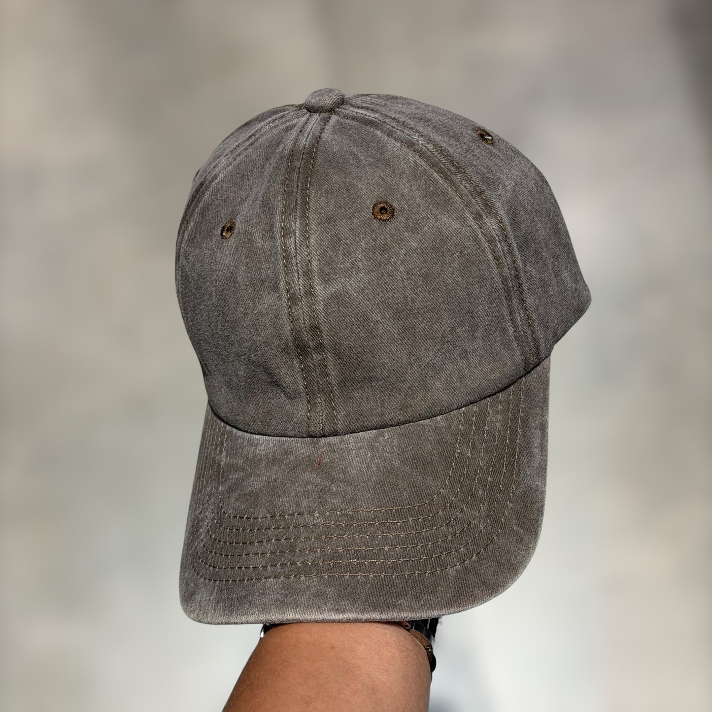 GORRA WASHED llana para bordados