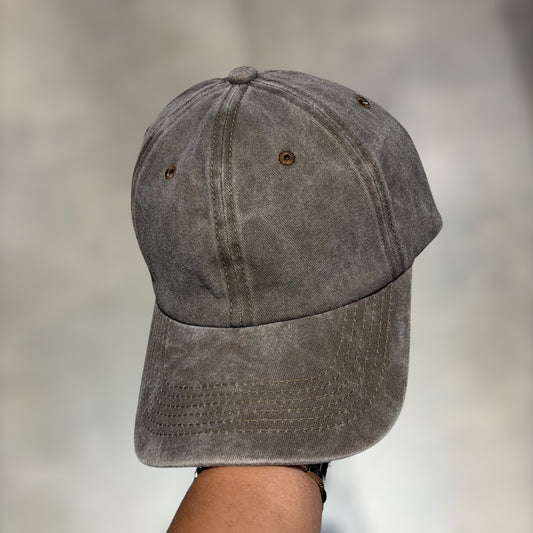 GORRA WASHED llana para bordados