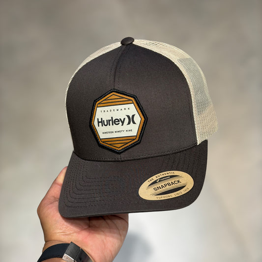 Hurley trucker trademark brown