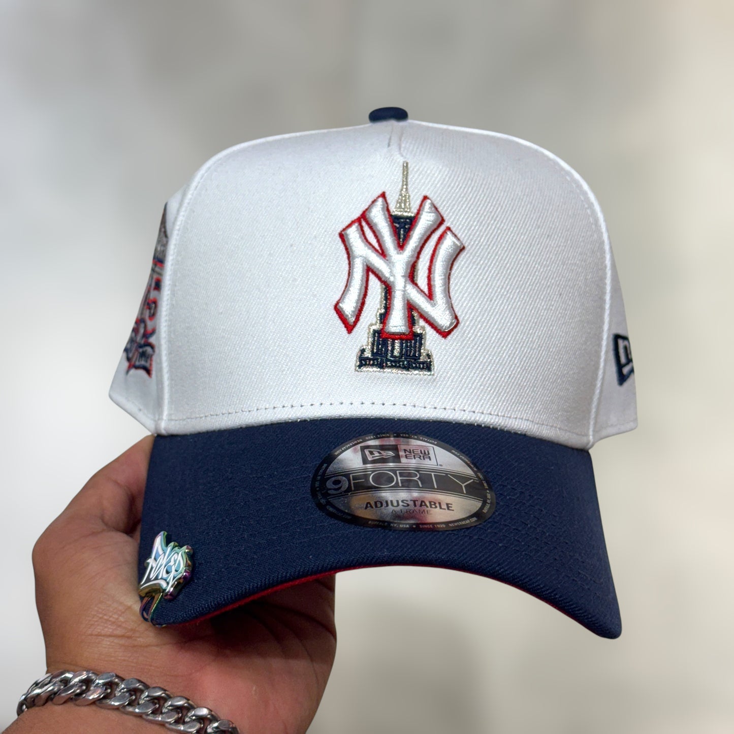 9FORTY A F NY YANKEES WHITE/NAVY