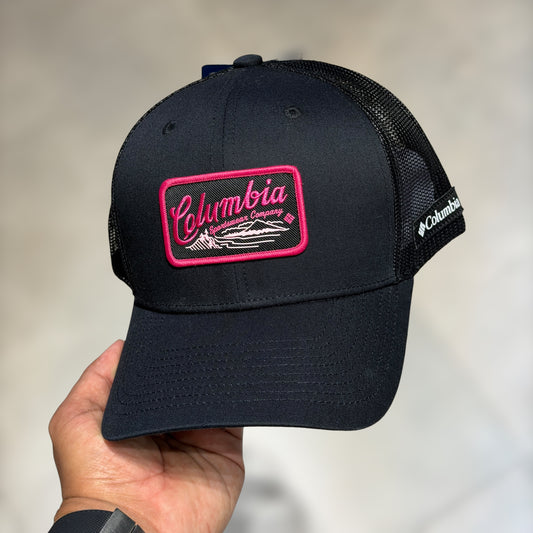 Columbia trucker black pink logo