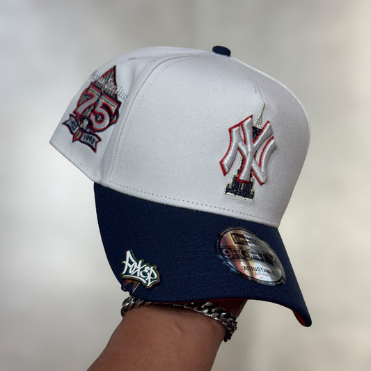 9FORTY A F NY YANKEES WHITE/NAVY