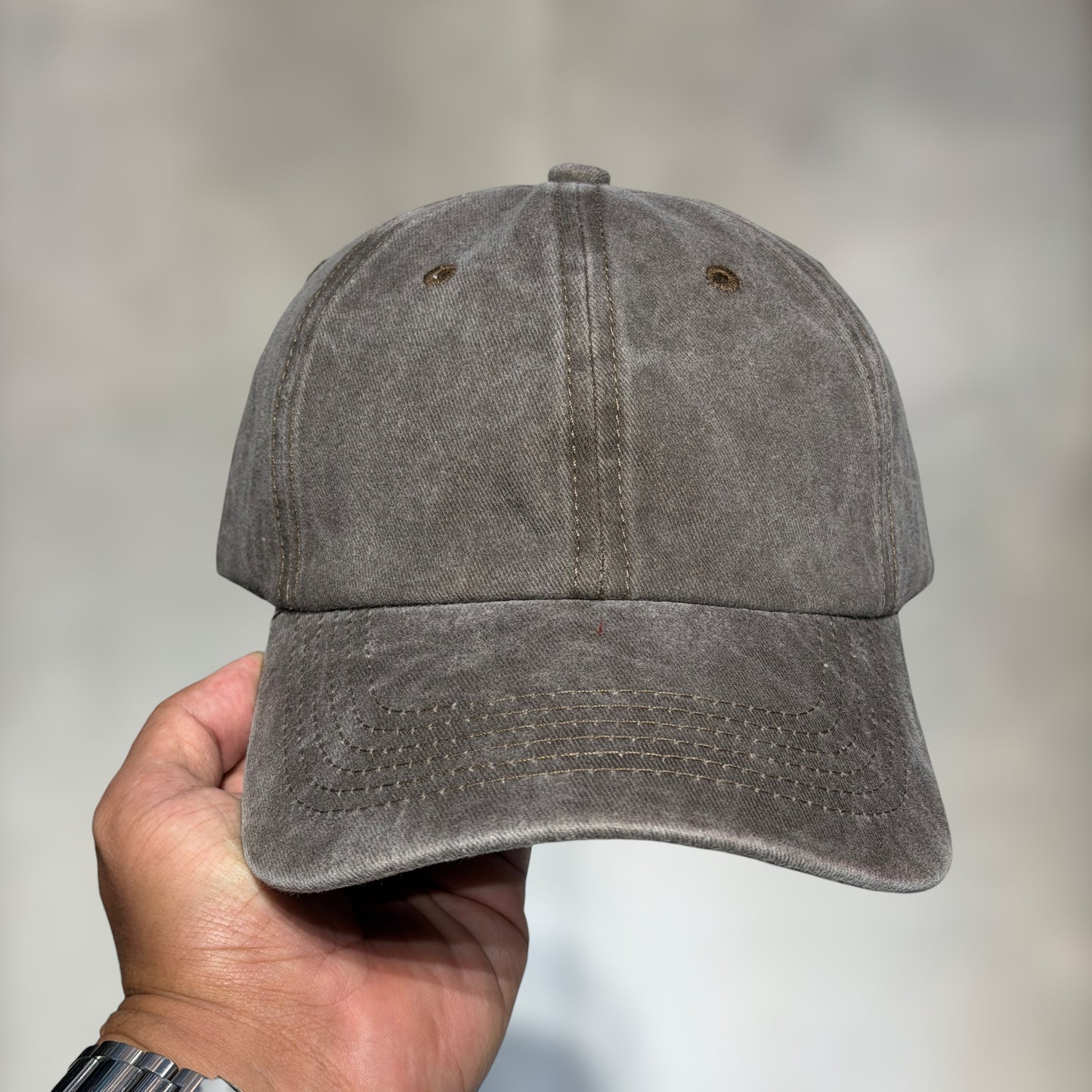 GORRA WASHED llana para bordados