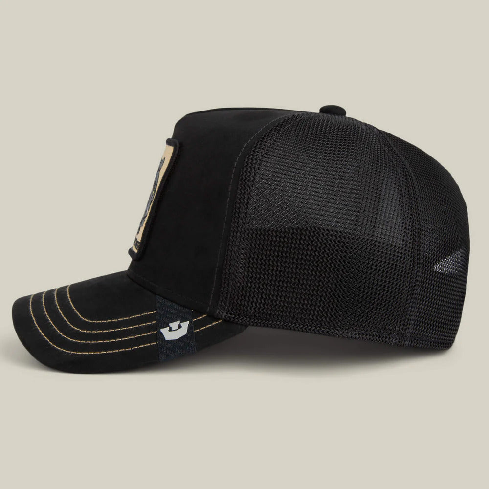 GOORIN BROS PANTHER BLACK GOLD GAMUZADA