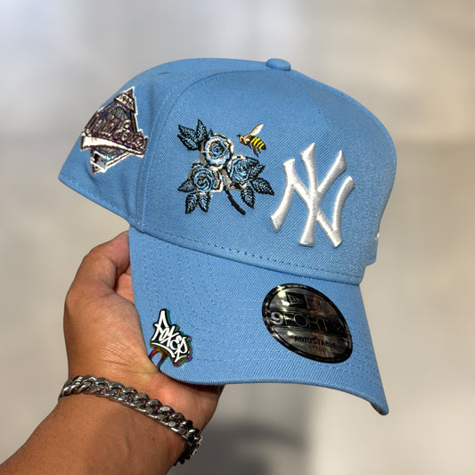 9FORTY A-FRAME NY YANKEES SKYBLUE BEE