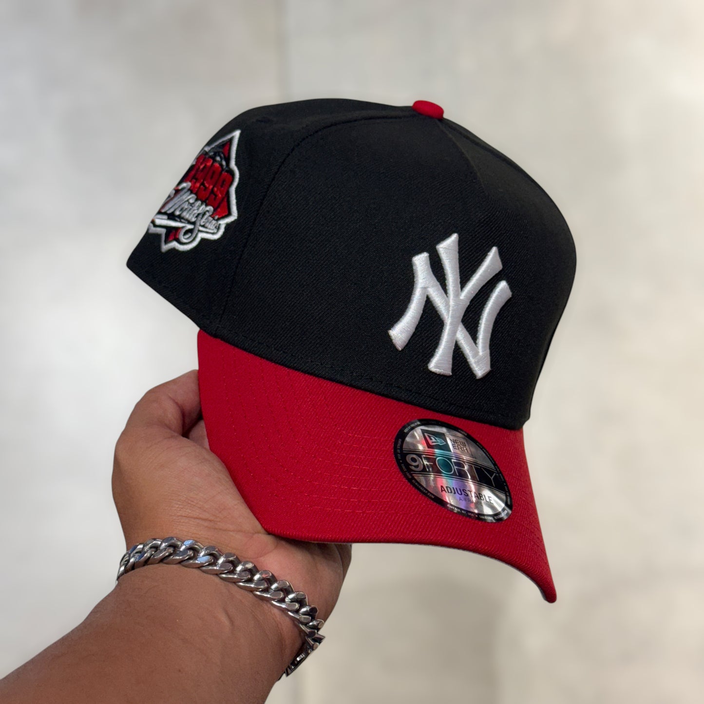 9FORTY A-FRAME NY YANKEES BLACK VISERA RED WS 1999