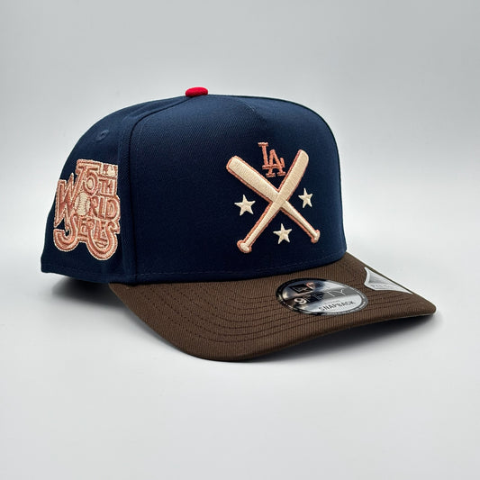 9FIFTY AF DODGERS BATS NAVY BROWN VISOR