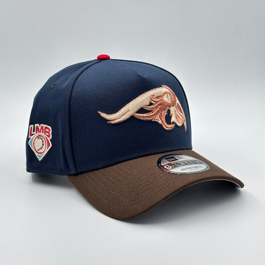 9FORTY PERICOS AF NAVY BROWN LOGO