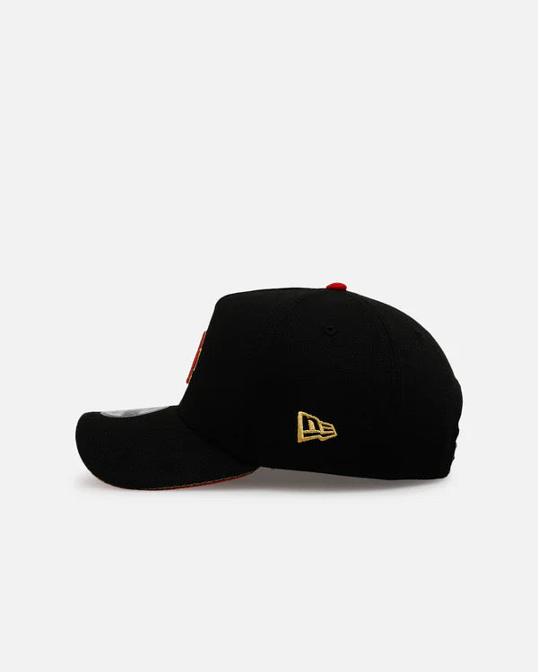 9FORTY A FRAME LA DODGERS BLACK RED LOGO