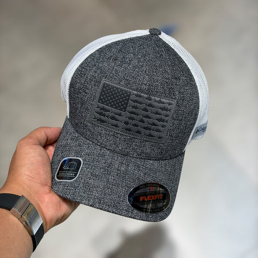 Columbia Flag flexfit grey Cerrada