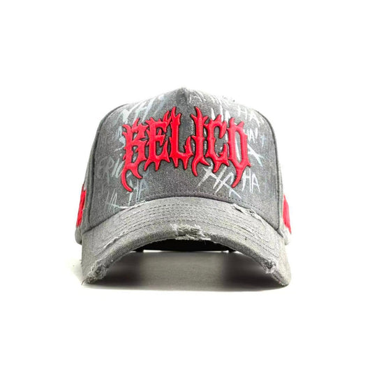 BELICA GRAY RED LOGO