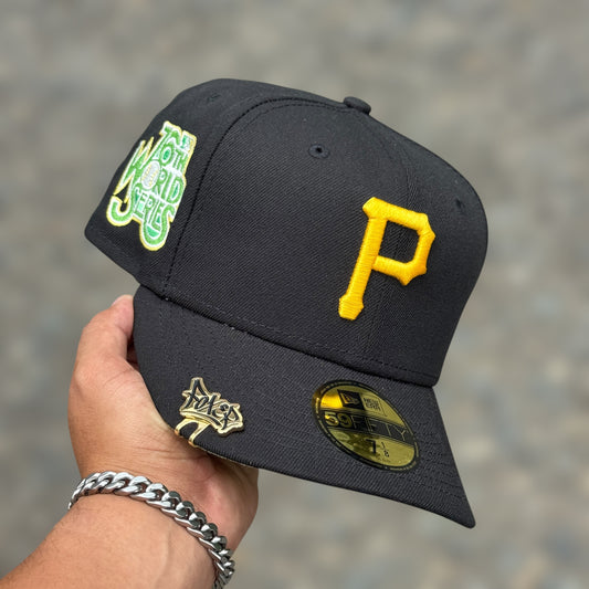 59FIFTY PIRATES PITTSBURGH BLACK GREEN UNDERVISOR