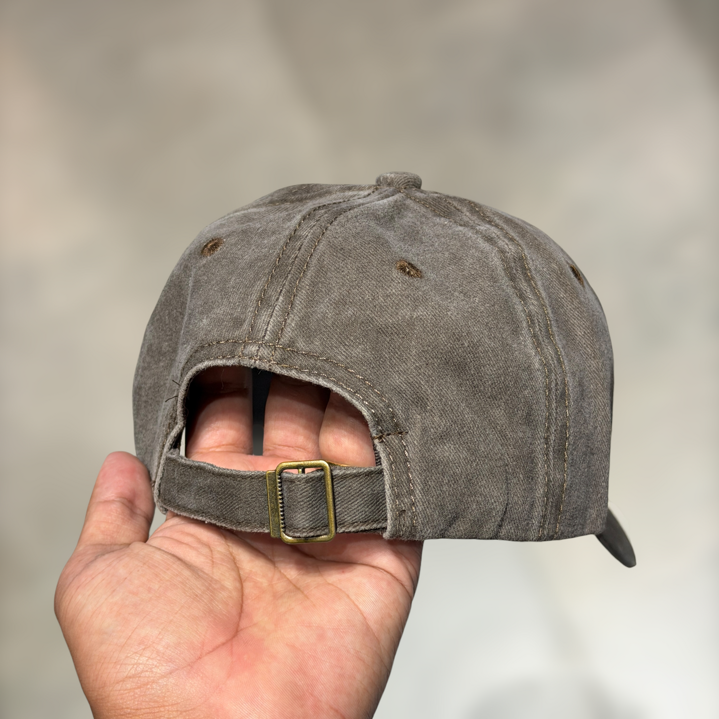 GORRA WASHED llana para bordados