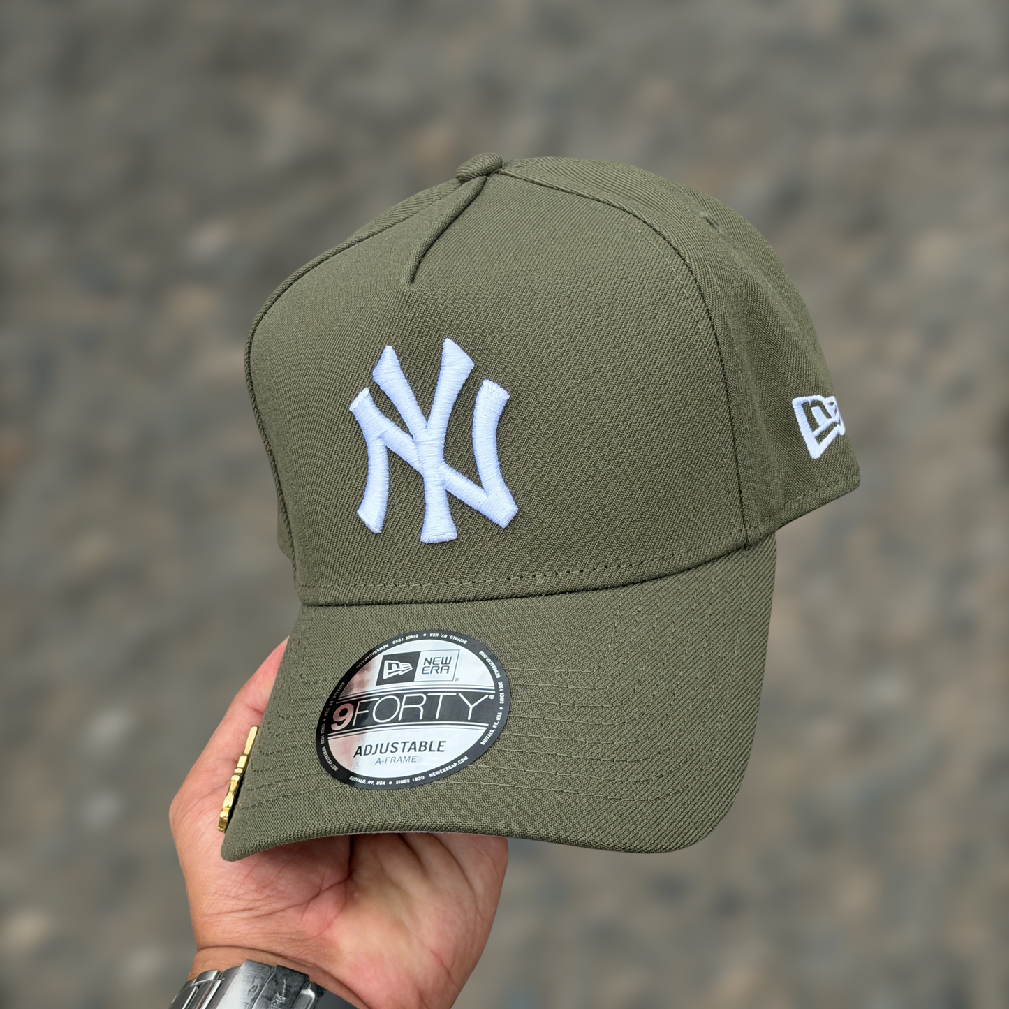 9FORTY NY YANKEES OLIVE GREEN WS