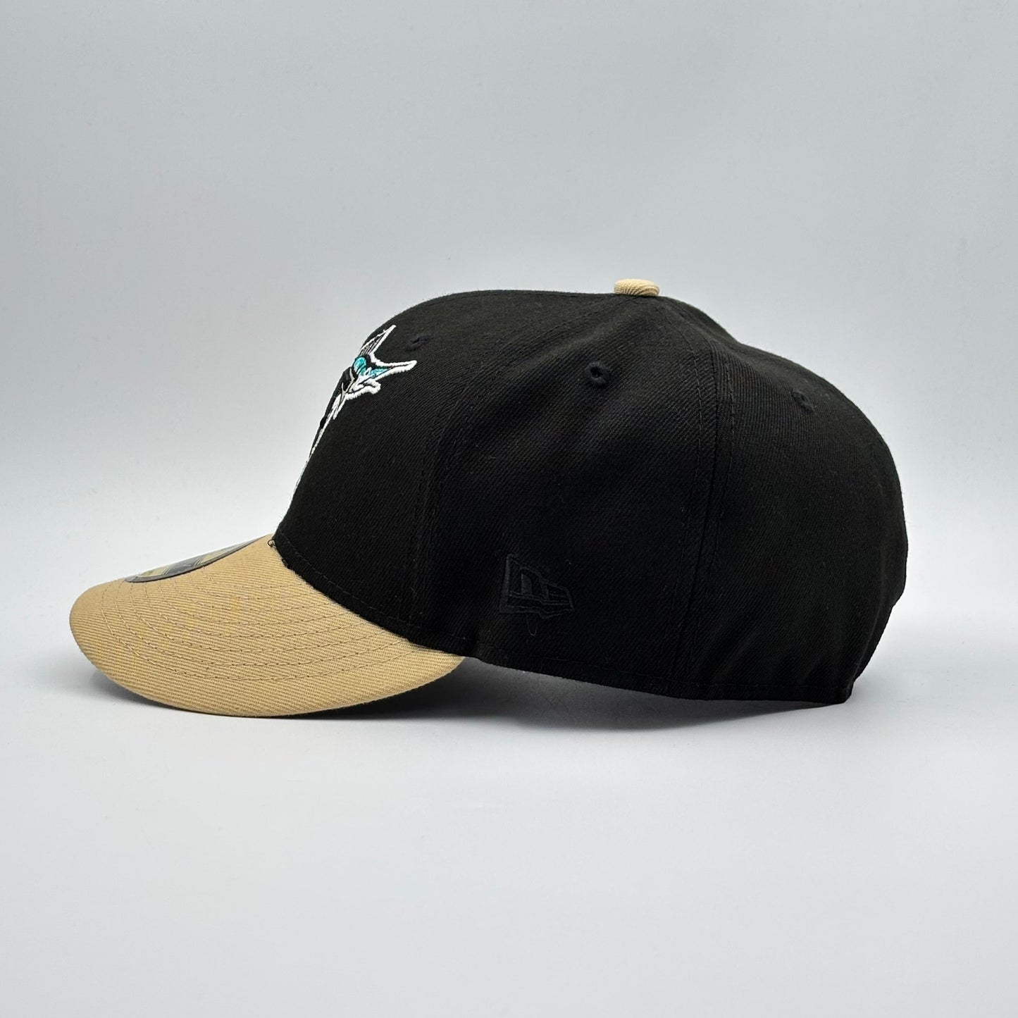 59FIFTY MIAMI MARLINS BLACK VISER CAQUI WS 10TH