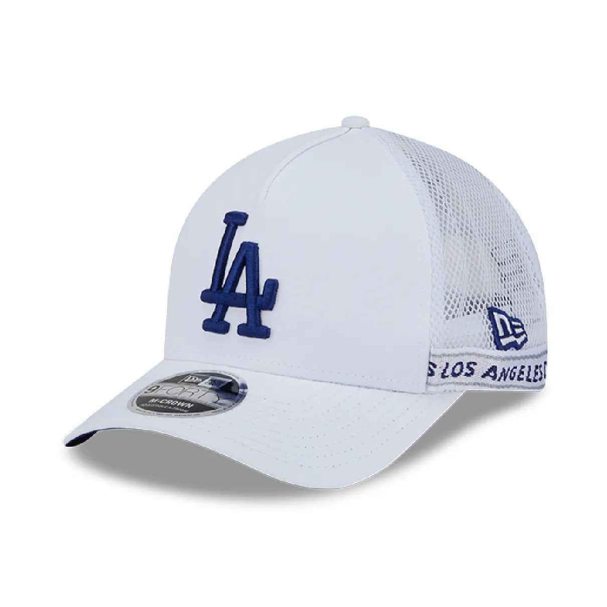 9FORTY AF CROWN LA DODGERS WHITE BLUE LOGO
