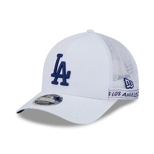 9FORTY AF CROWN LA DODGERS WHITE BLUE LOGO