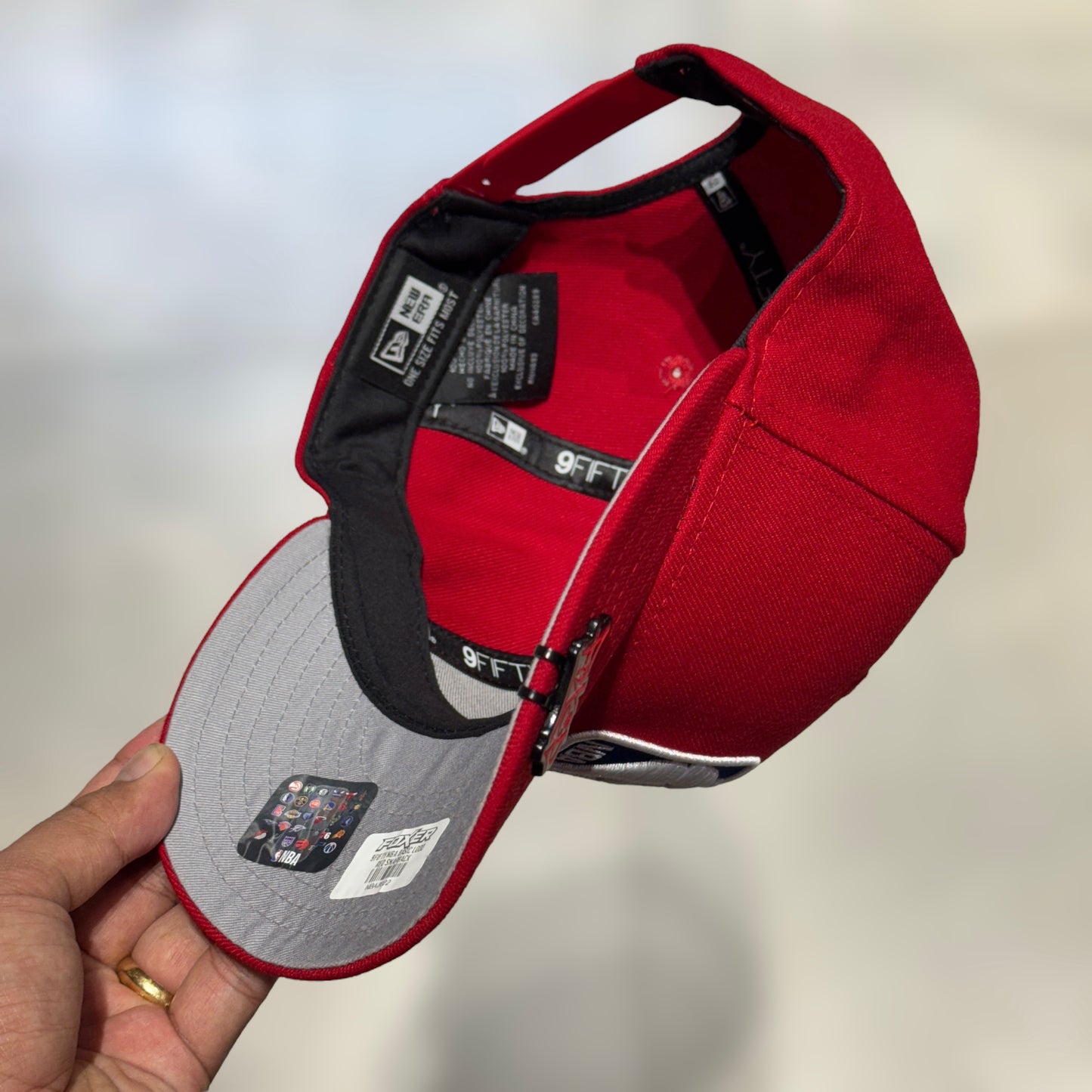 9FIFTY RED NBA LOGO