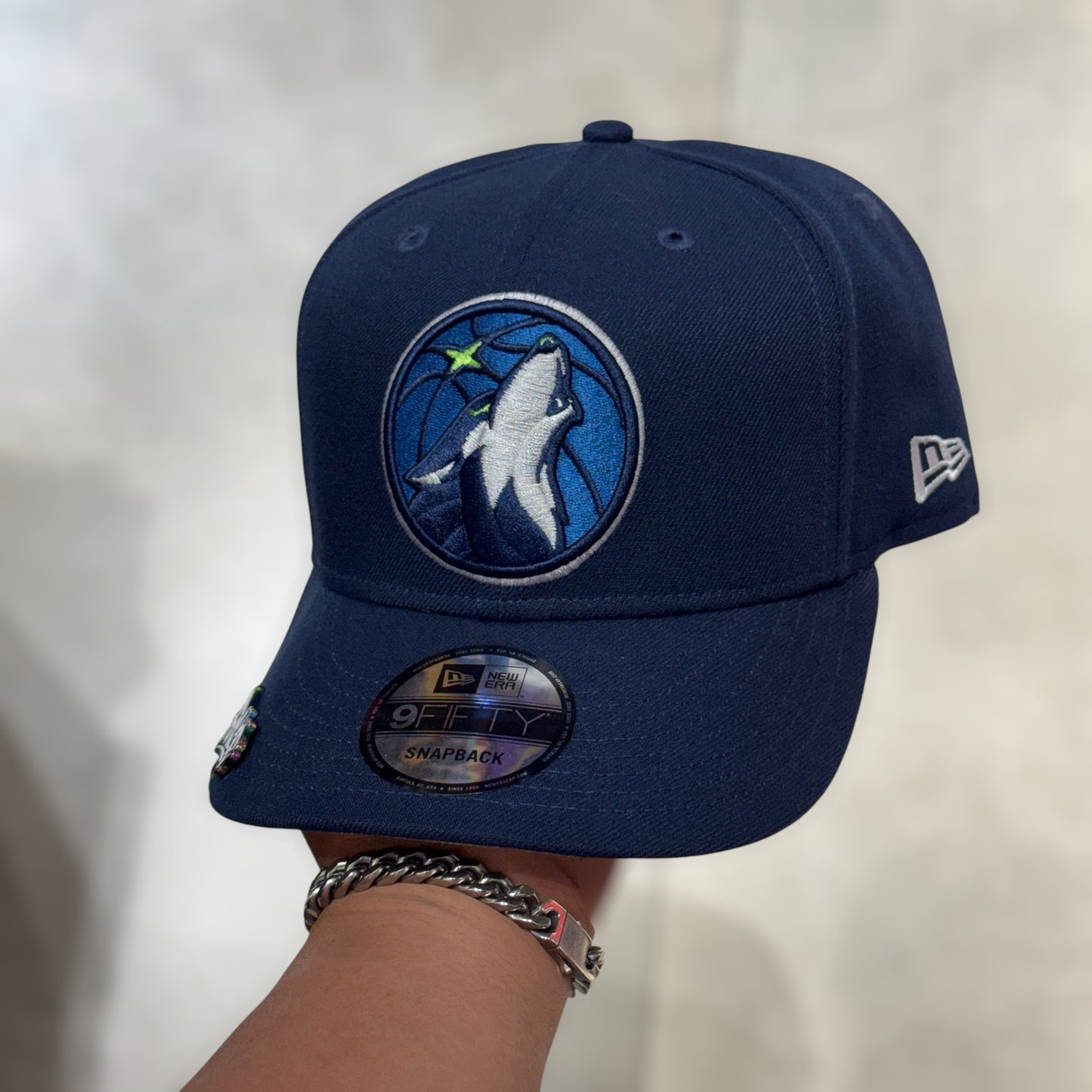 9FIFTY MINNESOTA TIMBERWOLVES NAVY OTC