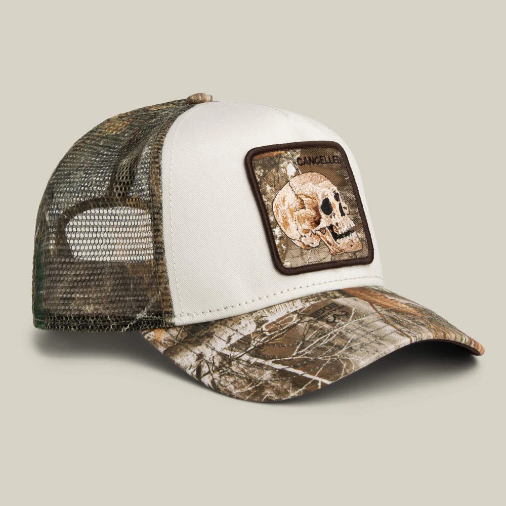 GOORIN BROS CANCELLED BEIGE VISOR CAMO