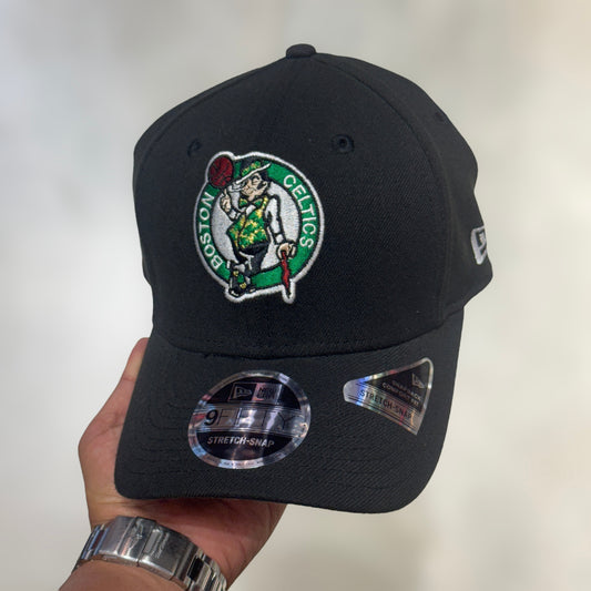 9FIFTY BOSTON CELTICS STRETCH SNAP BLACK GREEN LOGO SNAPBACK