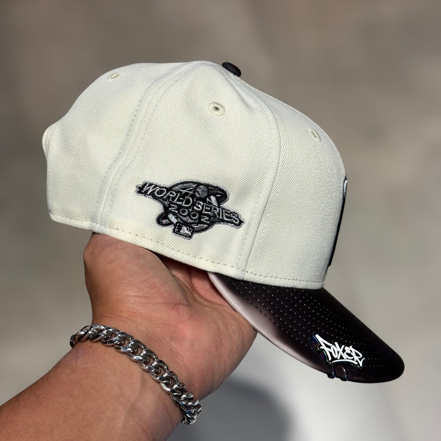 9FIFTY COLOR CHANGING ANGELS BEIGE BLACK VISOR