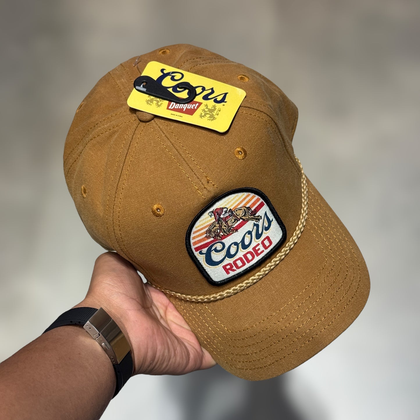 GORRA COORS RODEO BROWN SIN MALLA