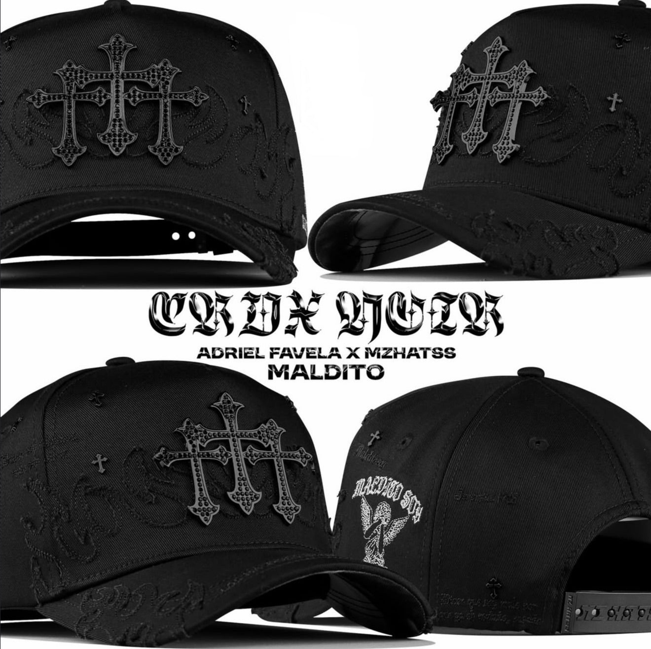 BELICA MZ HATSS 3 CRUCES TOTAL BLACK