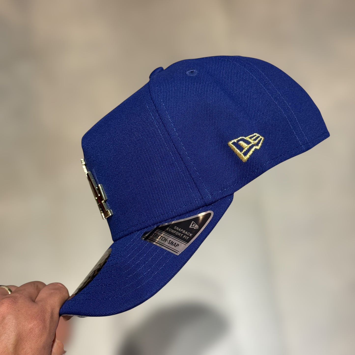 9FIFTY METALLIC LA DODGERS ROYAL BLUE GOLD LOGO