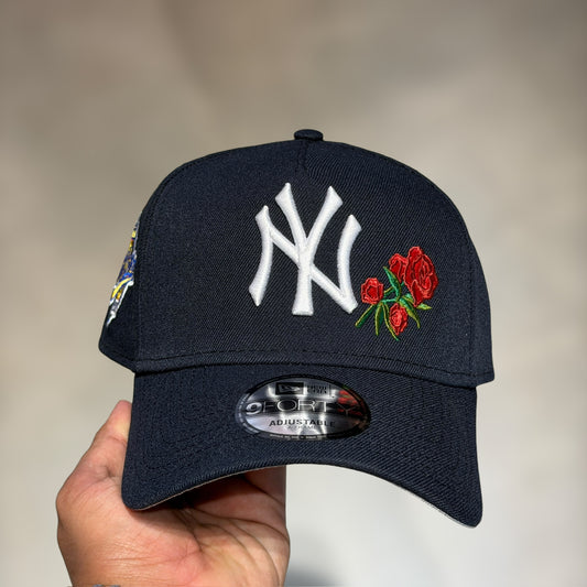 9FORTY A FRAME NY YANKEES NAVY ROSE PARCH